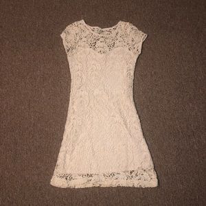 Lauren Conrad White Lace Dress